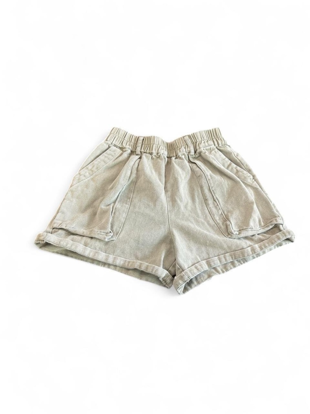 VICI Sage Green Pocketed Utility Shorts